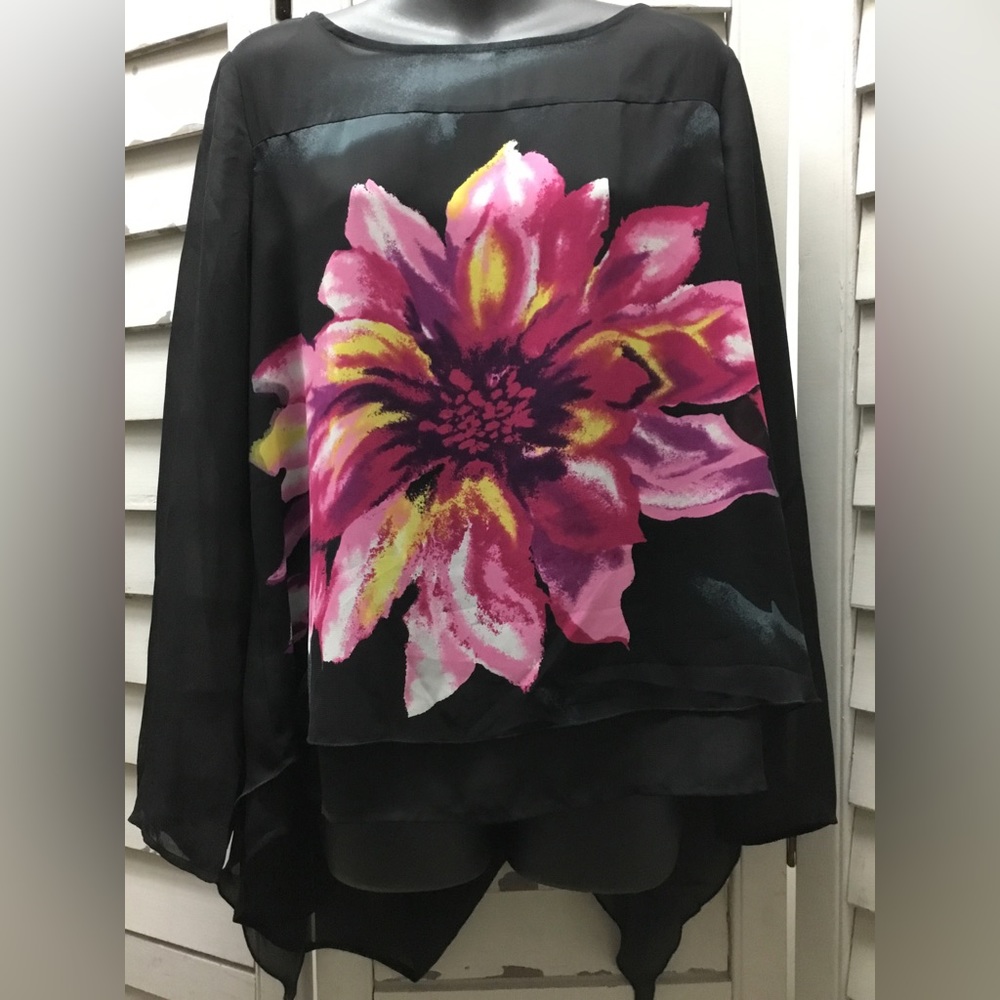 Beautiful floral blouse by Adiva